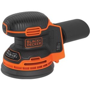 Lijadora excéntrica inalámbrica black+decker 18v - bdcros18n-xj - alto rend