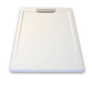 Plato de ducha resina lux blanco  70x160cm