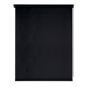 Estor opaco moon, estor enrollable blackout negro, 160 x 250cm