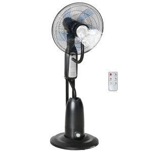 Ventilador nebulizador metal 44.5x44.5x120 cm Homcom, hogar - climatización