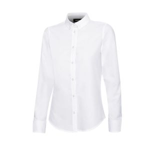 Velilla camisa oxford ml mujer xs blanco