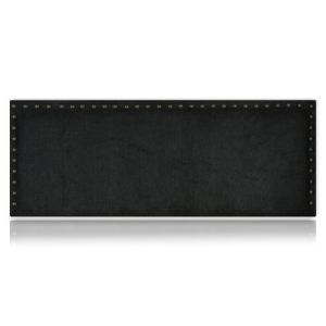 Cabeceros dafne tapizado nido antimanchas negro 130x55 de sonnomattress