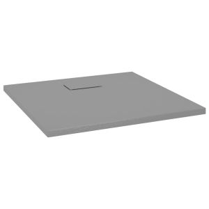 vidaXL plato de ducha smc gris 90x90 cm