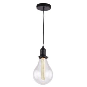 Lámpara de techo bulb vintage negro mate cr 99-717-27-180