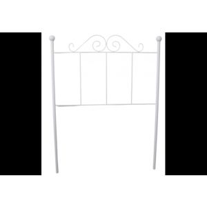 Cabecero forja palacio para cama de 150 blanco 158x125x4. Matris