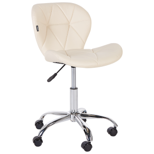 Silla de oficina beige valetta