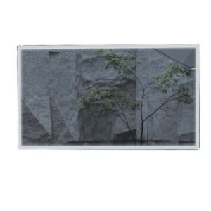 Espejo rectangular negro - LED antivaho 80x80 negro 4000k neutra