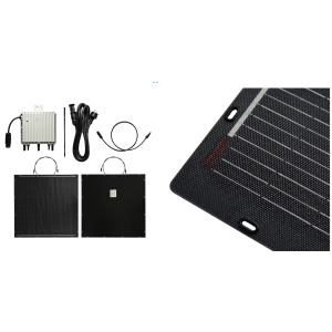 GO SOLAR Kit Solar Autoinstalable de Paneles Flexibles para Balcón