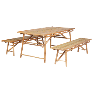 Conjunto de comedor madera madera clara tindari