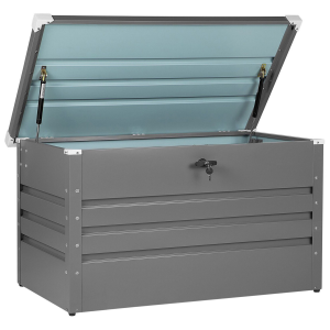 Caja de almacenamiento 132 x 62 cm gris cebrosa