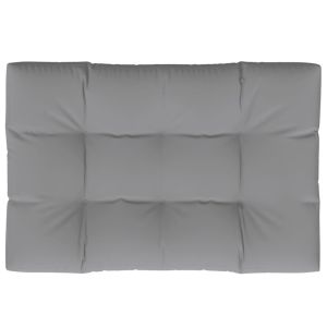 vidaXL cojín para muebles de palets tela gris 120x80x12 cm