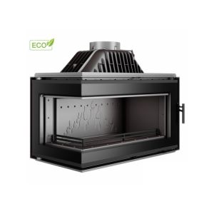 Inserto para estufa de leña apertura izquierda - w16 (13,5 kw) eco black