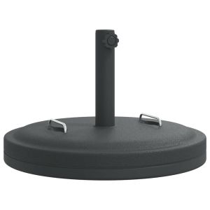 vidaXL base de sombrilla redonda con asas para palo ø38/48 mm 25 kg