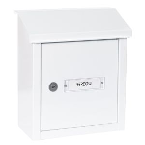 Arregui v4091 buzón recogecartas de acero, boca de 23x4 cm, resistente