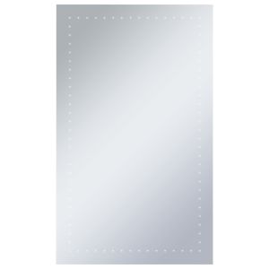 vidaXL espejo de pared de baño con LED 60x100 cm