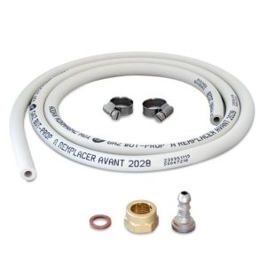 Kit conexión manguera gas + adaptador tetina + racores - proweltek - butano