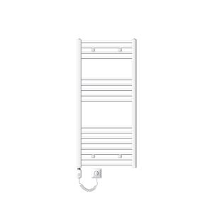 Radiador toallero eléctrico para baño - 600 x 1200 mm - 1200w - blanco