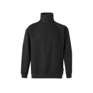 Sudadera media cremallera 3xl negro