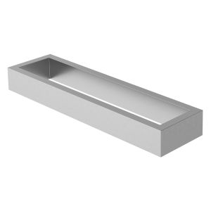 Toallero de pared sin taladrar 26 cm acero plata