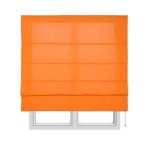 Estor plegable con varillas, estor textil traslúcido naranja, 45 x 175cm