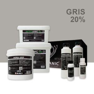 Kit microcemento sbc 5m² baños y cocinas gris 20%