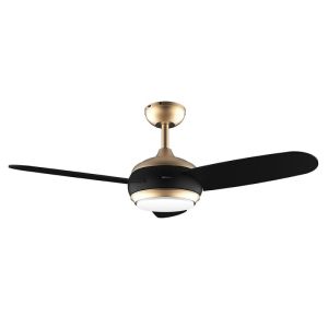 Ventilador de techo con luz energysilence aero 4265 goldblack cecotec