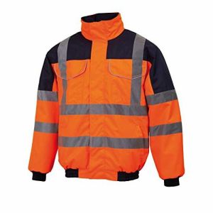 Chaqueta hivi blavio naranja fluo/azul marino t05 19596-ogf-5