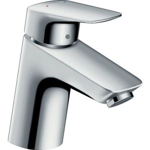 Mezclador de lavabo logis 70 - hansgrohe - cromo - comfortzone 70 - caño fi