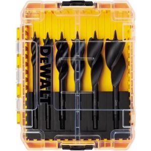 Caja de 6 brocas para madera dewalt - 3 puntas extreme - ø 13 a 32 mm - dt9