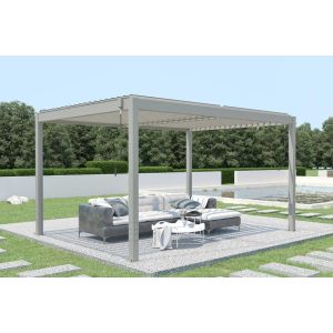 Cazeboo pérgola bioclimática santa 400s300 taupe