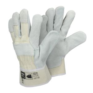 Guantes cuero de vaca nature 12 pares xxl