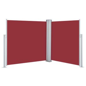 vidaXL toldo lateral retráctil rojo 120x600 cm