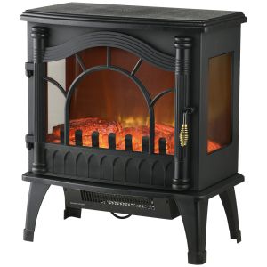 Chimenea eléctrica abs 55x31x58 cm Homcom, hogar - climatización