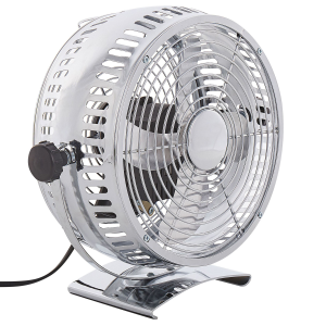 Ventilador de mesa plateado 24 cm ribble