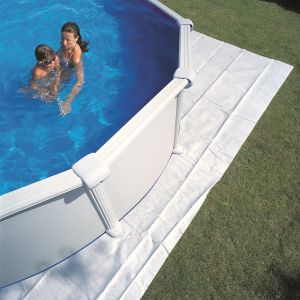 Lona de suelo 5,25 x 3,25m para piscina 5m x 3m, espesor 100g/m²