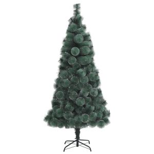 Árbol de navidad artificial con soporte verde pet 150 cm es3770