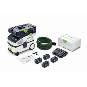 Aspiradores inalámbricos ctlc mini i-plus cleantec - festool - 577670