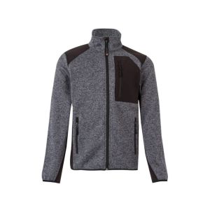 Chaqueta punto afelpado xl gris/negro