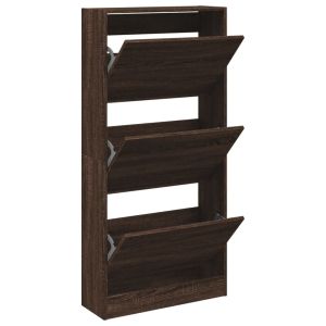 vidaXL zapatero de madera de ingeniería roble sonoma 60x21x125,5 cm