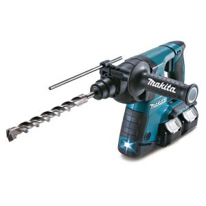 Taladro percutor makita sds+ 36v - 2x18v li-ion 5ah - 26mm - 4xbaterías + 1