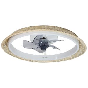 Ventilador de techo con luz energysilence lampaero 620 natural design cecot