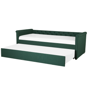 Cama nido de poliéster verde oscuro 80 x 200 cm libourne