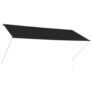 vidaXL toldo retráctil 300x150 cm gris antracita