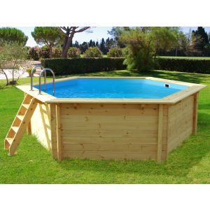 Piscina de madera "hawai" - 4.10 x 1.18 m