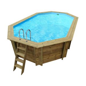 Piscina de madera "cordoue" - 3.48 x 2.15 x 1.18 m