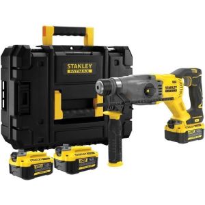 Stanley martillo sds-plus brushless v20 li-ion 18v con 2 baterías li-ion