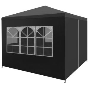 vidaXL carpa para celebraciones gris antracita 3x3 m