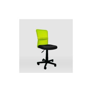 Silla de oficina alba: confort y estilo en negro y verde