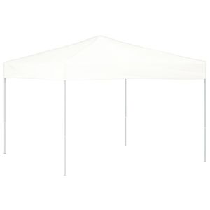 vidaXL carpa para fiestas plegable blanco 3x3 m