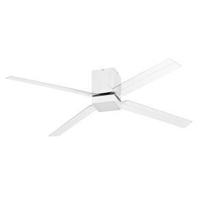 Ventilador IP20 Zonda LED 19.2W 3000K Blanco Transparente 1221lm